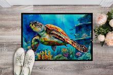 Load image into Gallery viewer, Loggerhead Sea Turtle Doormat - Large 24x36 – Indoor/Outdoor Floor Mat with Artistic Flair