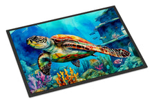 Load image into Gallery viewer, Loggerhead Sea Turtle Doormat - Large 24x36 – Indoor/Outdoor Floor Mat with Artistic Flair