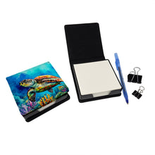 Load image into Gallery viewer, Loggerhead Sea Turtle PU Leather Note Paper Holder