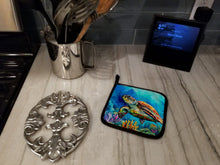 Load image into Gallery viewer, Loggerhead Sea Turtle Pot Holders - Set of 2 Decorative Kitchen Helpers | Made in the USA
