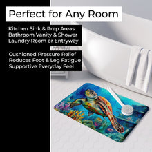 Load image into Gallery viewer, Loggerhead Sea Turtle Memory Foam Kitchen Mat DAC2805RUG
