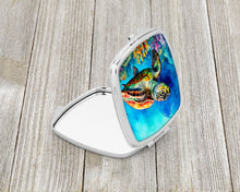 Load image into Gallery viewer, Loggerhead Sea Turtle Compact Mirror – Stylish Purse Mirror with Artistic Covers