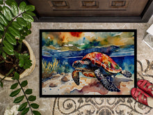 Load image into Gallery viewer, Loggerhead Sea Turtle Doormat - Large 24x36 – Indoor/Outdoor Floor Mat with Artistic Flair