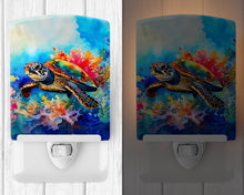 Load image into Gallery viewer, Loggerhead Sea Turtle Ceramic Night Light