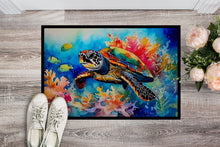 Load image into Gallery viewer, Loggerhead Sea Turtle Doormat - Large 24x36 – Indoor/Outdoor Floor Mat with Artistic Flair