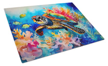 Load image into Gallery viewer, Loggerhead Sea Turtle Glass Cutting Boards – Durable, Decorative Kitchen Art Large