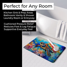 Load image into Gallery viewer, Loggerhead Sea Turtle Memory Foam Kitchen Mat DAC2807RUG