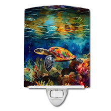 Load image into Gallery viewer, Loggerhead Sea Turtle Ceramic Night Light