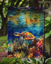 Load image into Gallery viewer, Loggerhead Sea Turtle Garden Flag – Outdoor Decorative Yard Flag