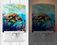 Load image into Gallery viewer, Loggerhead Sea Turtle Ceramic Night Light