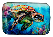 Load image into Gallery viewer, Loggerhead Sea Turtle Dish Drying Mat