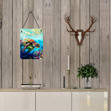 Load image into Gallery viewer, Loggerhead Sea Turtle Wall or Door Hanging Prints