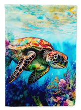 Load image into Gallery viewer, Loggerhead Sea Turtle Garden Flag – Outdoor Decorative Yard Flag