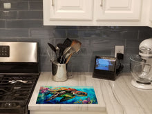 Load image into Gallery viewer, Loggerhead Sea Turtle Glass Cutting Boards – Durable, Decorative Kitchen Art Large
