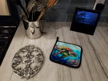 Load image into Gallery viewer, Loggerhead Sea Turtle Pot Holders - Set of 2 Decorative Kitchen Helpers | Made in the USA