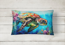 Load image into Gallery viewer, Loggerhead Sea Turtle Throw Pillow
