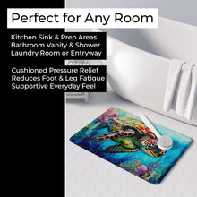 Load image into Gallery viewer, Loggerhead Sea Turtle Memory Foam Kitchen Mat DAC2809RUG