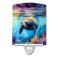 Load image into Gallery viewer, Manatee Ceramic Night Light