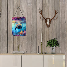 Load image into Gallery viewer, Manatee Wall or Door Hanging Prints
