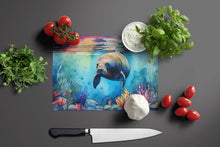 Load image into Gallery viewer, Manatee Glass Cutting Boards – Durable, Decorative Kitchen Art Large