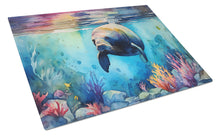 Load image into Gallery viewer, Manatee Glass Cutting Boards – Durable, Decorative Kitchen Art Large