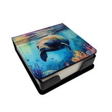 Load image into Gallery viewer, Manatee PU Leather Note Paper Holder