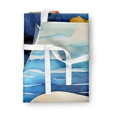 Load image into Gallery viewer, Manatee Apron – Artist-Designed Kitchen, BBQ &amp; Craft Apron