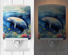Load image into Gallery viewer, Manatee Ceramic Night Light