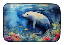 Load image into Gallery viewer, Manatee Dish Drying Mat