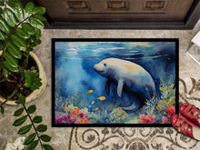 Load image into Gallery viewer, Manatee Doormat - Large 24x36 – Indoor/Outdoor Floor Mat with Artistic Flair