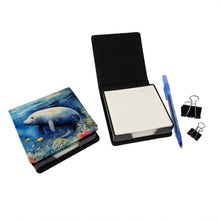 Load image into Gallery viewer, Manatee PU Leather Note Paper Holder