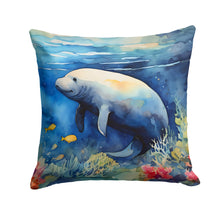 Load image into Gallery viewer, Manatee Throw Pillow