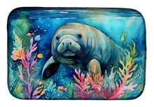 Load image into Gallery viewer, Manatee Dish Drying Mat