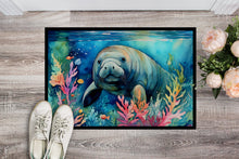 Load image into Gallery viewer, Manatee Doormat - Large 24x36 – Indoor/Outdoor Floor Mat with Artistic Flair