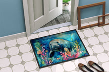 Load image into Gallery viewer, Manatee Doormat - Large 24x36 – Indoor/Outdoor Floor Mat with Artistic Flair