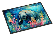 Load image into Gallery viewer, Manatee Doormat - Large 24x36 – Indoor/Outdoor Floor Mat with Artistic Flair