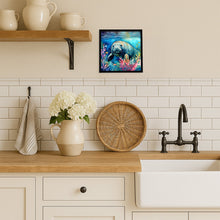 Load image into Gallery viewer, Manatee Framed Metal Print