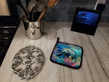 Load image into Gallery viewer, Manatee Pot Holders - Set of 2 Decorative Kitchen Helpers | Made in the USA