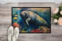 Load image into Gallery viewer, Manatee Doormat - Large 24x36 – Indoor/Outdoor Floor Mat with Artistic Flair