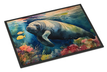 Load image into Gallery viewer, Manatee Doormat - Large 24x36 – Indoor/Outdoor Floor Mat with Artistic Flair