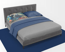 Load image into Gallery viewer, Manatee Standard Pillowcase – Artistic Decorative Front, White Back