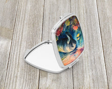 Load image into Gallery viewer, Manatee Compact Mirror – Stylish Purse Mirror with Artistic Covers