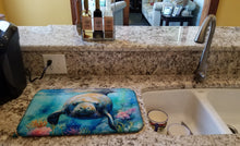 Load image into Gallery viewer, Manatee Dish Drying Mat