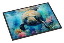 Load image into Gallery viewer, Manatee Doormat - Large 24x36 – Indoor/Outdoor Floor Mat with Artistic Flair