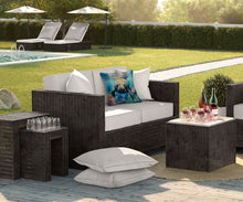 Load image into Gallery viewer, Manatee Throw Pillow - Indoor &amp; Outdoor Coastal Home Accent