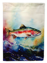 Load image into Gallery viewer, Rainbow Trout Garden Flag – Outdoor Decorative Yard Flag