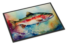 Load image into Gallery viewer, Rainbow Trout Doormat - Large 24x36 – Indoor/Outdoor Floor Mat with Artistic Flair