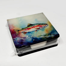 Load image into Gallery viewer, Rainbow Trout PU Leather Note Paper Holder