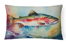 Load image into Gallery viewer, Rainbow Trout Throw Pillow