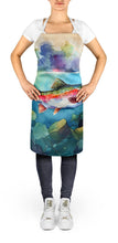 Load image into Gallery viewer, Rainbow Trout Apron – Artist-Designed Kitchen, BBQ &amp; Craft Apron